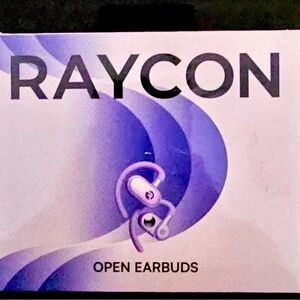 Raycon Open Earbuds Blue True Wireless Bluetooth IPX5 40 Hour Battery